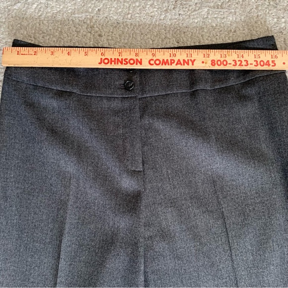 Jones NY Collection Stretch Wide Leg Trousers ~ Size 8 ~ Charcoal ~Career Attire - Picture 13 of 16